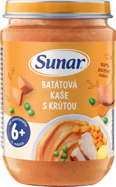 Sunar kaša zo sladkých zemiakov s morkou
