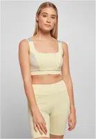 Women's bra Color Block soft-yellow/softseagrass/vablue