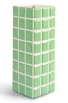 Dekoratívna váza &k amsterdam tile mint 28 cm