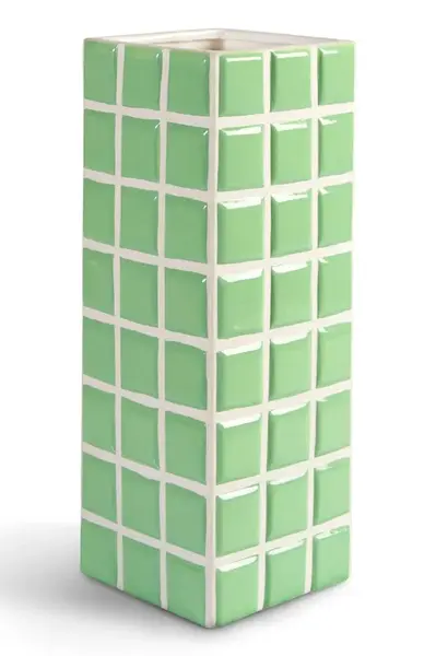 Dekoratívna váza &k amsterdam tile mint 28 cm