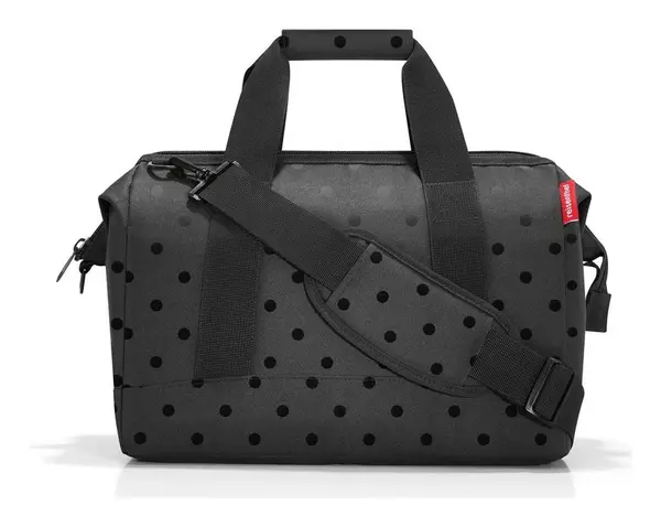 Dámska cestovná taška Reisenthel Allrounder M Glossy dots black