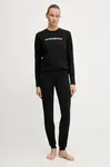 Pyžamo Emporio Armani Underwear dámské, černá barva, EW001903 AF10881