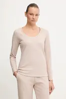 Tričko s dlouhým rukávem BOSS Waffle_LS-Shirt CN