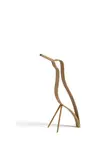 Dekorácia vták Woody 18 cm, dub - COOEE