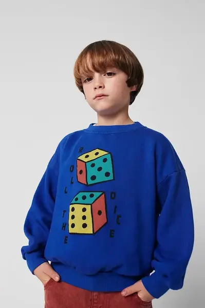 Bobo Choses Detská bavlnená mikina Bobo Choses Roll The Dice