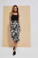 Sukňa s kvetinovou potlačou