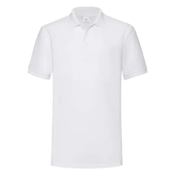 Heavy Polo Friut of the Loom White T-shirt