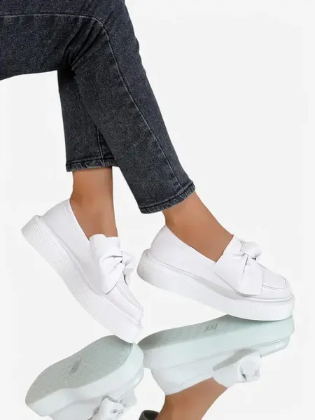 Resti Elegant women's moccasins with a bow Ortto