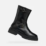 Black women's ankle boots Geox Iridea - Women's