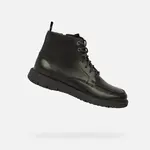 Black men's ankle boots Geox Pove - Men's