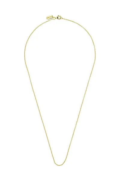 Strieborný pozlátený náhrdelník Design Letters