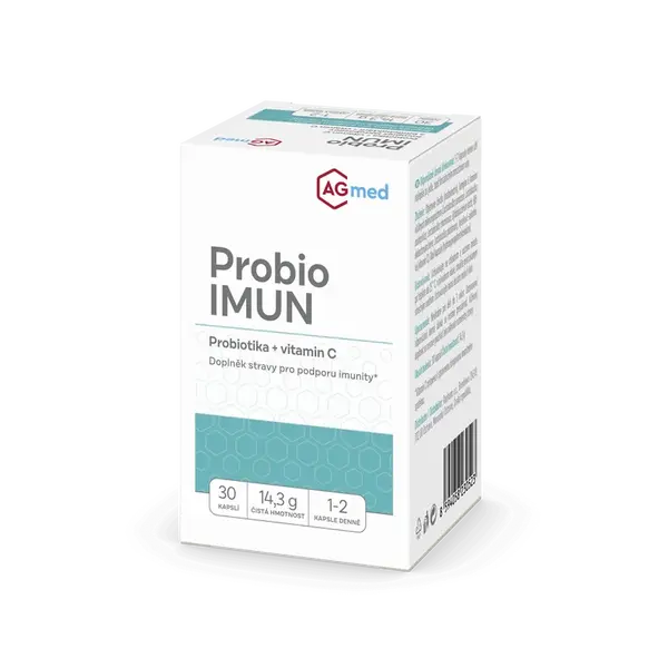 Probio Imun Probiotika + Vit C 30 kapslí Agmed
