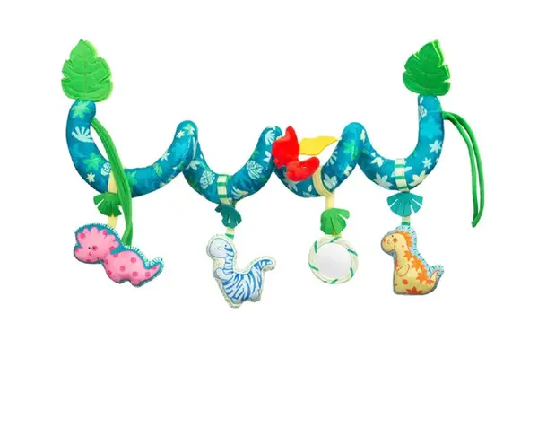 SENSILLO Edukační, kontrastní spirála Colorful - Dino