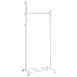 PBJ POJÍZDNÝ ŠATNÍ STOJAN, 68/170/43 cm