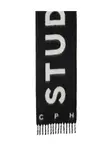 Copenhagen Studios Šál 'Shawl 13'  čierna / šedobiela