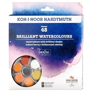 Sada brilantných akvarelových farieb 22,5 mm