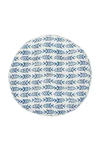 Madam Stoltz Polštář s dekorací z textilního materiálu 45 cm