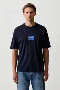 HUGO Blue  tričko pánské bavlněné Nayonix