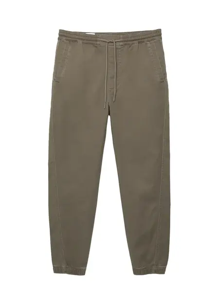 Pull&Bear Nohavice  kaki
