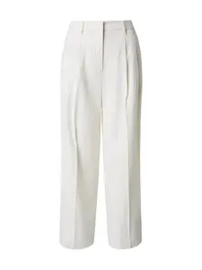 Calvin Klein Plisované nohavice  biela