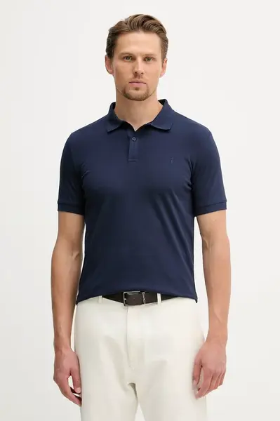 Trussardi polo pánské bavlněné s elastanem
