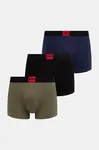 HUGO boxerky pánské bavlněné s elastanem TRUNK TRIPLET GALAXY 3-pack
