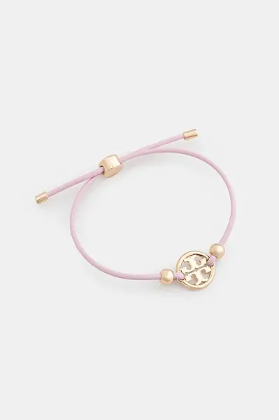 Tory Burch Kožený náramek Tory Burch Miller Slider