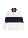 Tommy Jeans Tričko  námornícka modrá / červená / biela
