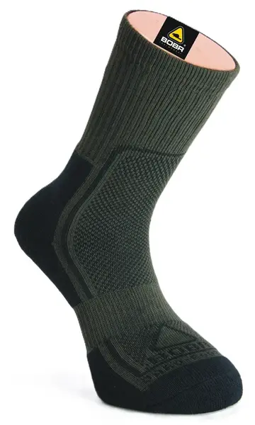 Bobr ponožky jarojesenné khaki - 46-48