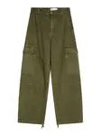 Bershka Rifľové kapsáče  kaki