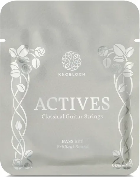 Knobloch ACTIVES Double Silver Bass Set Medium Tension 33.5