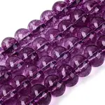 Crackle Transparent Glass Beads Strands