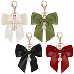 4Pcs 4 Colors Bowknot Polyester Pendant Decorations