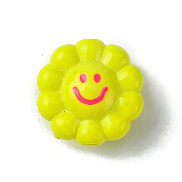 Dopamine Style Opaque Acrylic Beads