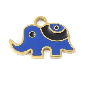Ion Plating(IP) 304 Stainless Steel Enamel Charms