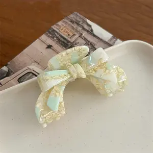 Cellulose Acetate & Iron Claw Hair Clips