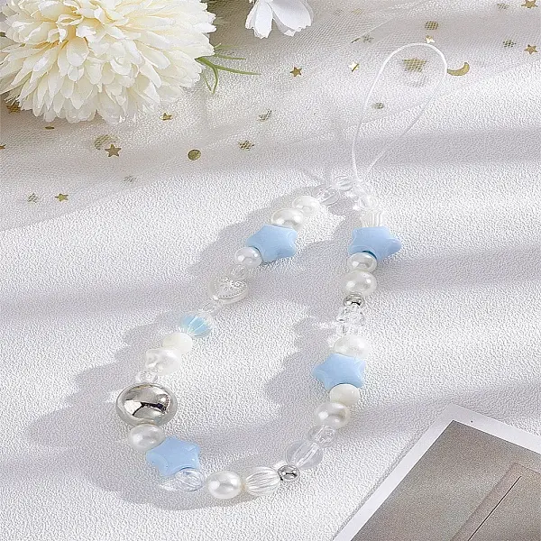1Pc Star Resin Mobile Straps for Women