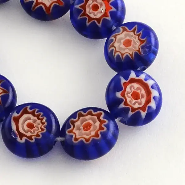 Handmade Millefiori Glass Bead Strands