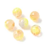 Two Tone Transparent Acrylic Beads