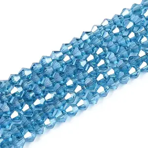 Electroplate Glass Beads Strands