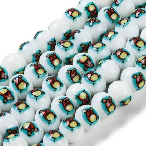 Printing Glass Beads for Necklaces Bracelets Making