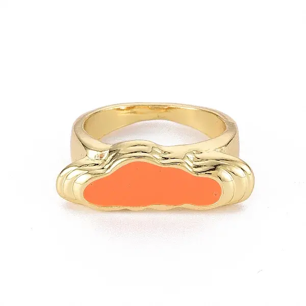 Alloy Enamel Wide Band Rings