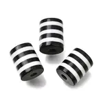 Opaque Stripe Resin Beads