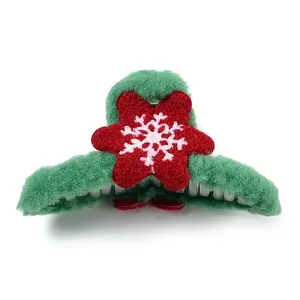Christmas Theme Plastic Claw Hair Clips