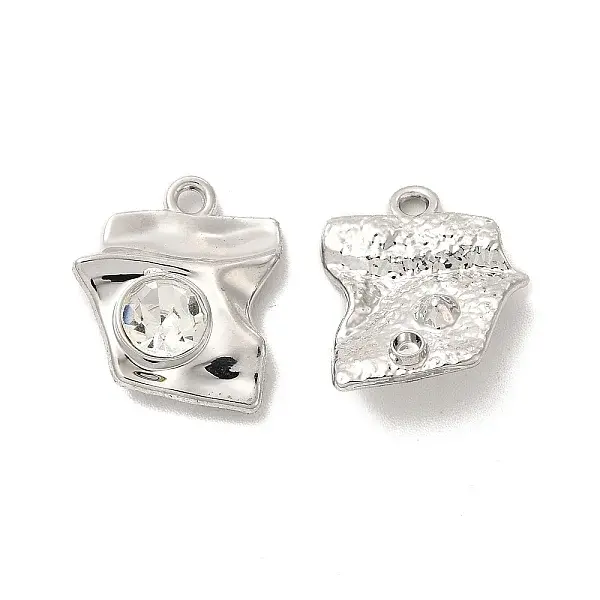Glass Twist Polygon Pendants