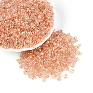 Transparent Colours Luster Glass Seed Beads