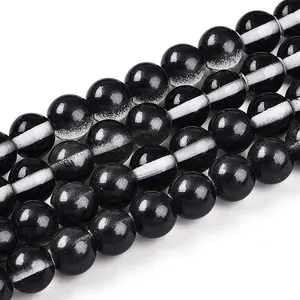 Baking Paint Transparent Glass Beads