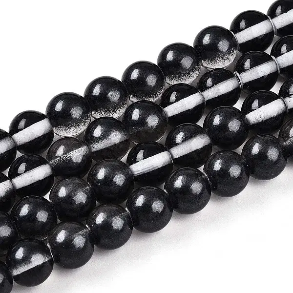 Baking Paint Transparent Glass Beads