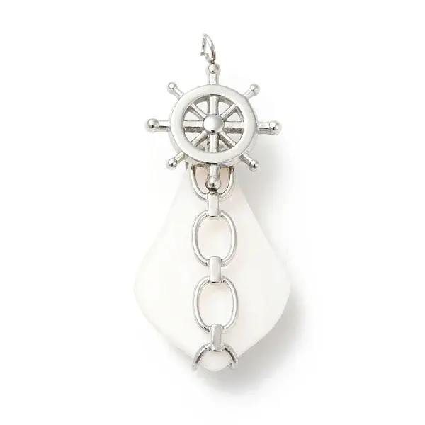 Natural White Shell Pendants