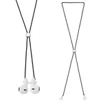 2Pcs Polyester Earphone Cord Straps